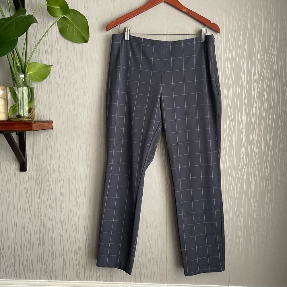 A New Day Gray Plaid Pants Size 14